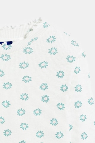 T-shirt - Groen en Wit - Okaïdi
