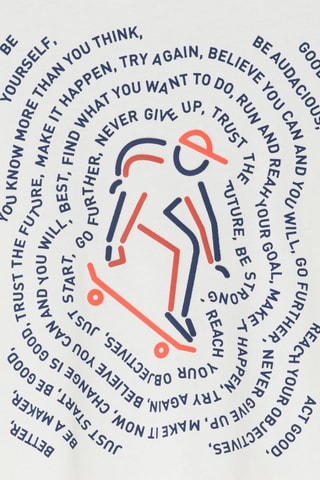 T-shirt - Wit - Okaïdi