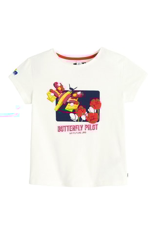 T-shirt. Ecru - Okaïdi