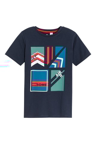 T-shirt - Marineblauw - Okaïdi