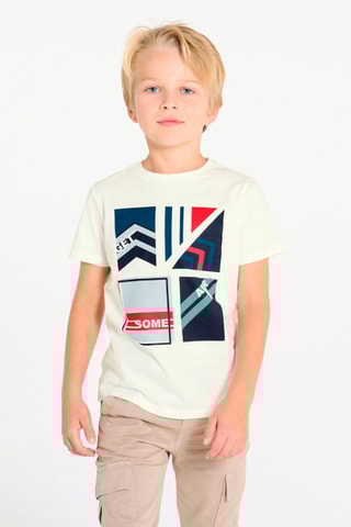 T-shirt - Wit - Okaïdi