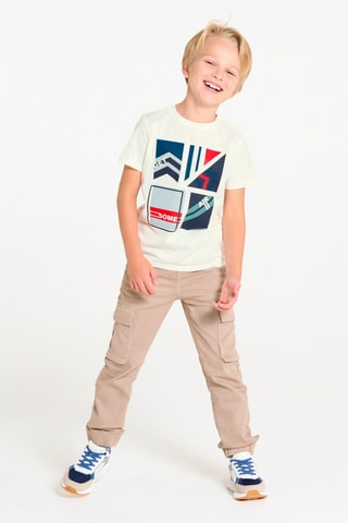 T-shirt - Wit - Okaïdi
