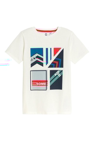 T-shirt - Wit - Okaïdi