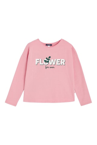 T-shirt. Roze - Okaïdi