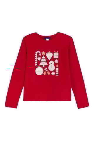 T-shirt - Rood - Okaïdi