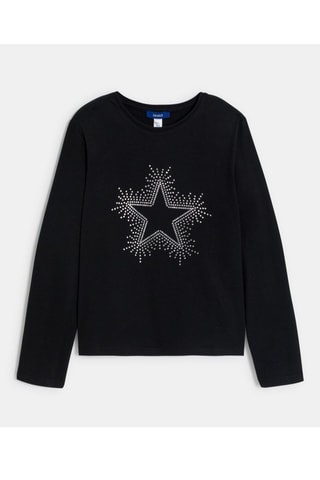 T-shirt - Zwart - Okaïdi