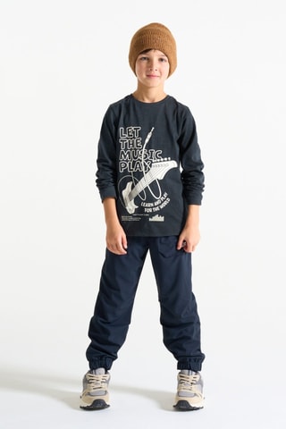T-shirt - Donkergrijs - Okaïdi