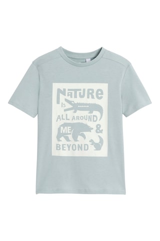 T-shirt - Hemelsblauw - Okaïdi