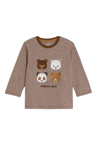T-shirt - Bruin - Obaïbi