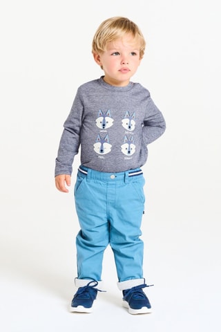 T-shirt - Marineblauw - Obaïbi