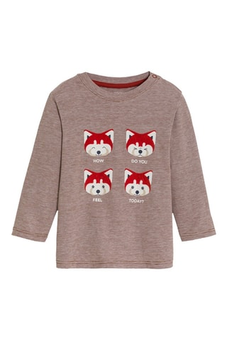 T-shirt - Bruin - Obaïbi
