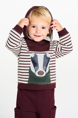 Sweater met Capuchon - Paars - Obaïbi