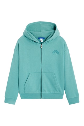 Sweater met Capuchon - Zeegroen - Okaïdi