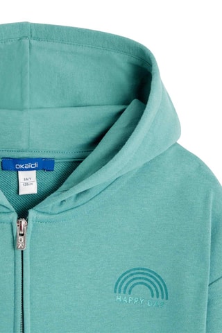 Sweater met Capuchon - Zeegroen - Okaïdi