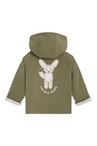 Dubbelzijdige Sweater met Capuchon - Groen - Obaïbi -