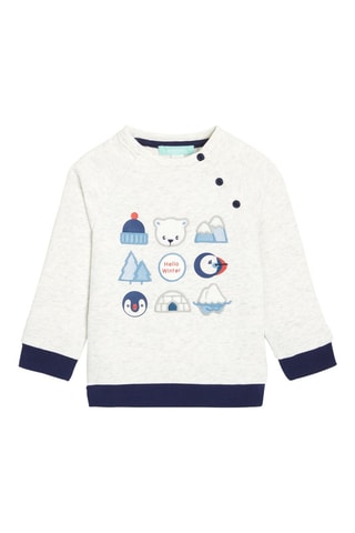Sweat - Cinzento-claro mesclado - Obaïbi