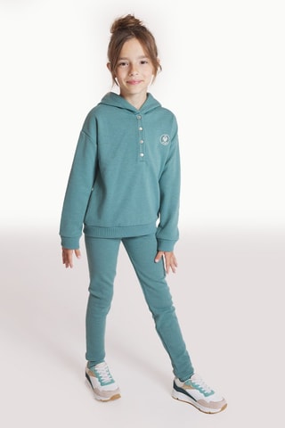 Sweater met Capuchon - Zeegroen - Okaïdi
