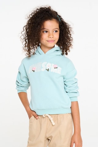 Sweater met Capuchon - Zeegroen - Okaïdi