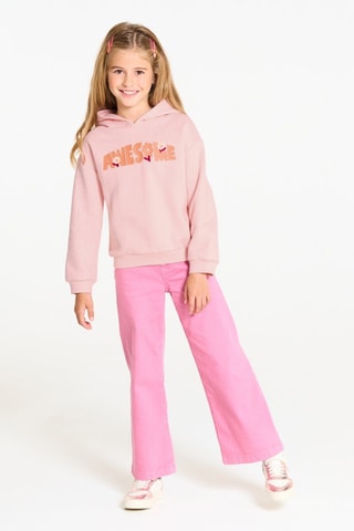 Sweater met Capuchon - Roze en Oranje - Okaïdi