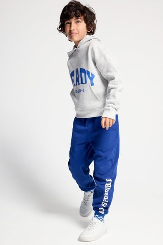 Sweater met Capuchon - Gemêleerd Lichtgrijs - Okaïdi