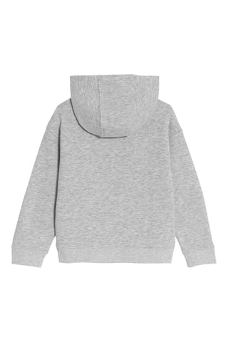 Sweater met Capuchon - Gemêleerd Lichtgrijs - Okaïdi