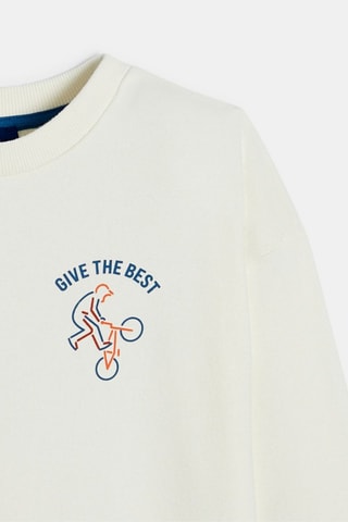 Sweater - Wit - Okaïdi