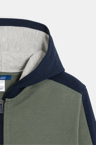 Sweater met Capuchon - Donkergroen Okaïdi