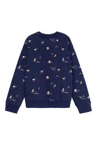 Sweater - Gemêleerd Blauw - Okaïdi