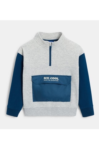 Sweater - Gemêleerd Grijs - Okaïdi