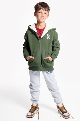 Sweater met Capuchon - Kaki - Okaïdi