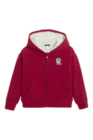 Sweater met Capuchon - Bordeauxrood - Okaïdi