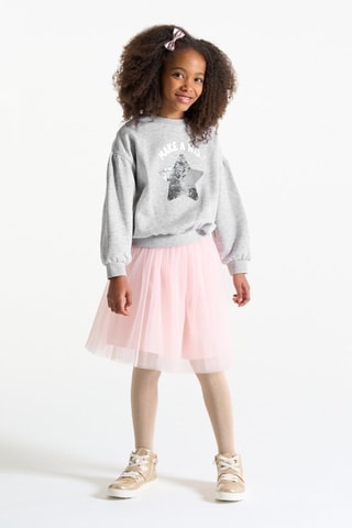 Sweater - Gemêleerd Grijs - Okaïdi
