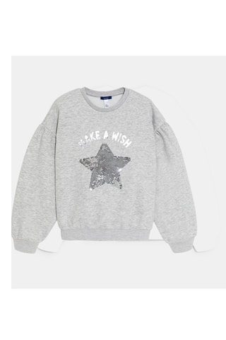 Sweater - Gemêleerd Grijs - Okaïdi