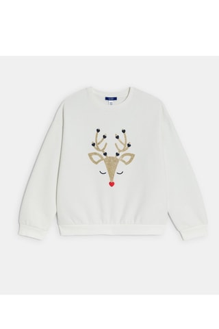 Sweater - Wit - Okaïdi