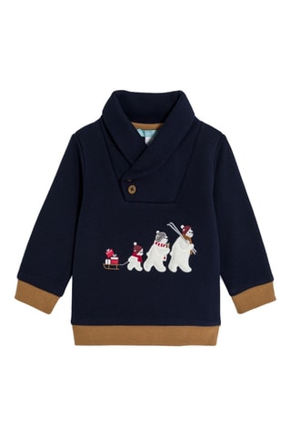 Sweater - Marineblauw - Obaïbi