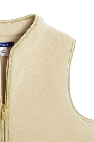 Mouwloze Fleece Sweater - Ecru - Okaïdi