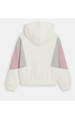 Sweater met Capuchon - Ecru en Roze - Okaïdi