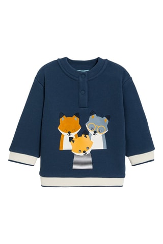 Sweater - Marineblauw - Obaïbi