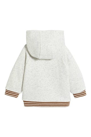Sweater met Capuchon - Gemêleerd Ecru - Obaïbi