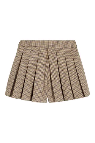 Geplooid Short - Lichtbruin - Okaïdi