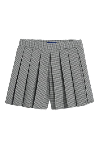Geplooid Short - Zwart en Wit - Okaïdi