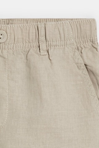Linnen Bermuda - Beige - Okaïdi