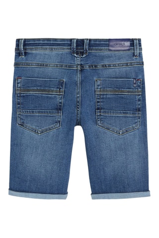 Jeansbermuda Marineblauw - Okaïdi