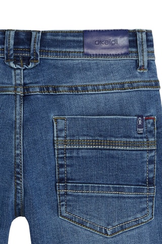 Jeansbermuda Marineblauw - Okaïdi