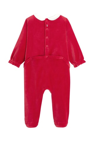 Velours Pyjama Rood - Obaïbi