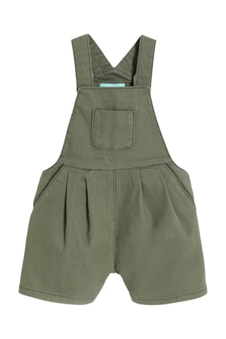 Tuinbroek en T-shirt - Groen en Roze - Obaïbi -