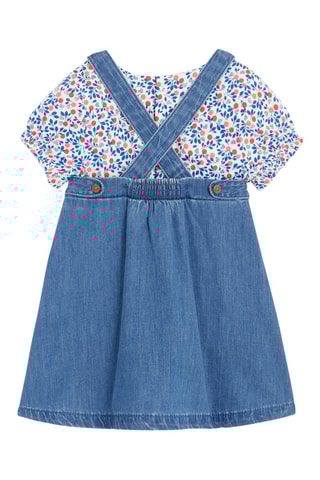 Jurk en T-shirt - Blauw - Obaïbi -