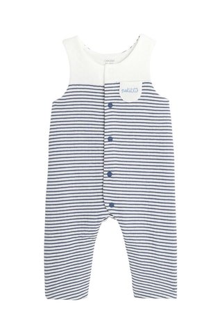 Rompertje en Tuinbroek - Marineblauw - Obaïbi