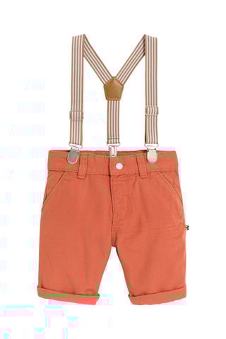T-shirt en Bermuda - Oranje - Obaïbi