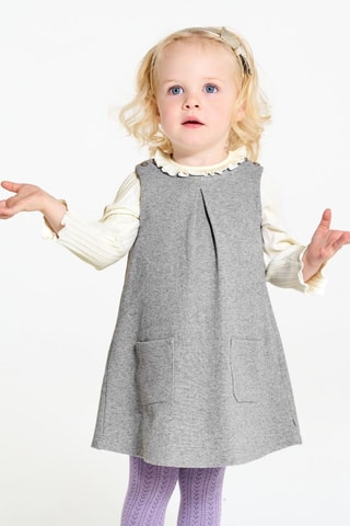 Jurk en T-shirt - Grijs en Wit - Obaïbi